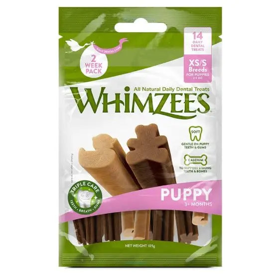 WHIMZEES PUPPY VALUE BAG XS/SML 14 STICK