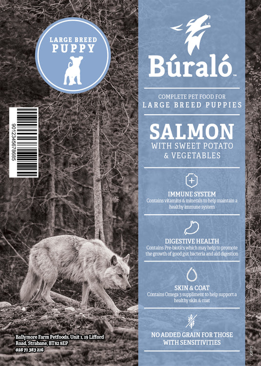 BURALO PUPPY LARGE BREED SALMON 12KG