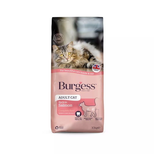 BURGESS CAT ADULT SALMON 10KG