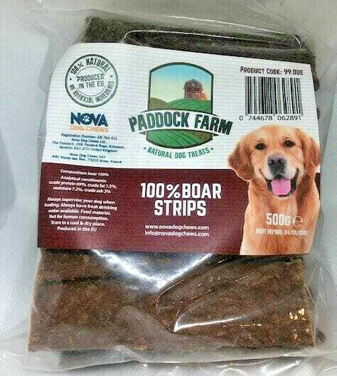 100% Boar Strips (500g)