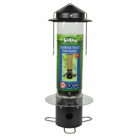 SUPA SQUIRREL PROOF SEED FEEDER 45CM