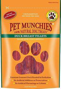 PET MUNCHIES DUCK BREAST FILLET 80G