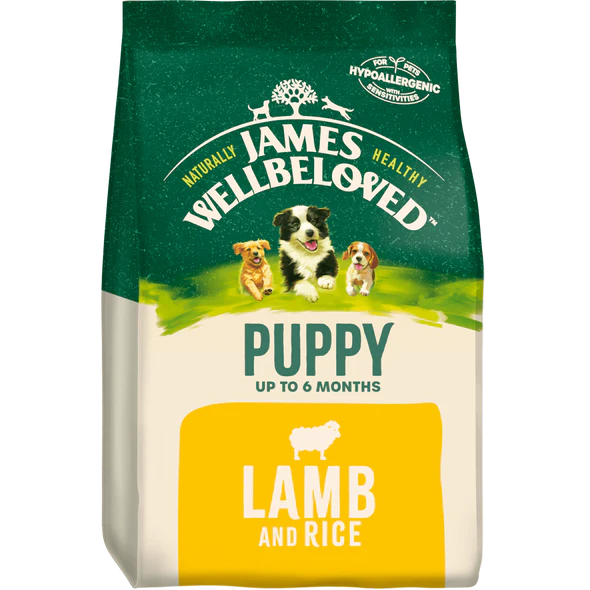 JAMES WELLBELOVED PUPPY LAMB 15KG