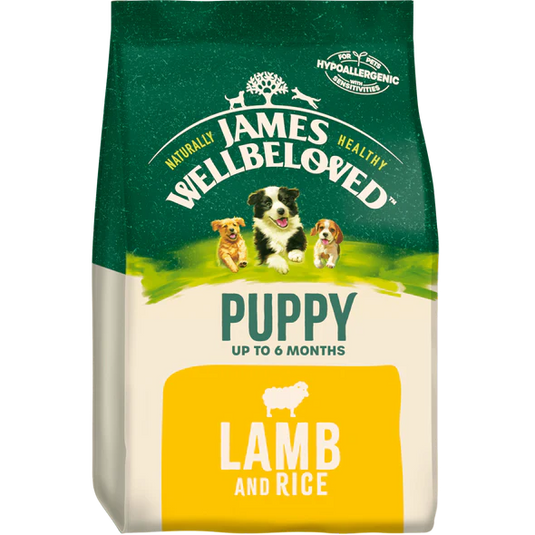 JAMES WELLBELOVED PUPPY LAMB 15KG